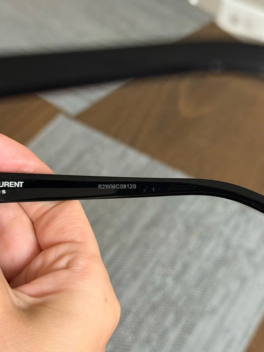 Saint Laurent Black Cat-Eye Sunglasses with Tinted Lenses